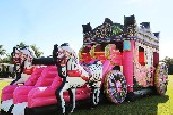 Cinderella Horse Carriage Jumping Castle Combo