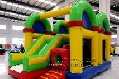 Rainbow bouncer slide combo