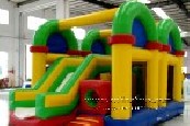 Rainbow bouncer slide combo