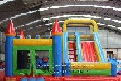 bouncer with slide