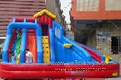 small water slide with pool Afs214