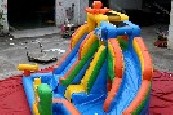 small water slide with pool Afs214