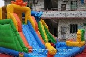 small water slide with pool Afs214