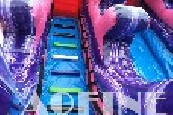 Purple Wave Water Slide Afs74