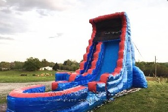 Tsunami Screamer Water Slides With Pool