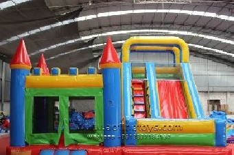 bouncer with slide