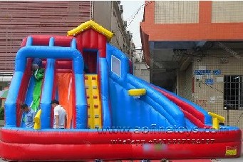 small water slide with pool Afs214