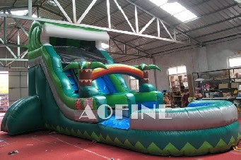 Green Palm Water Slide Afs71