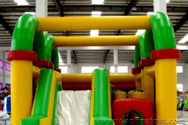 Rainbow bouncer slide combo