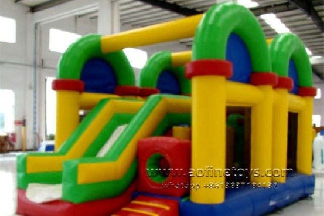 Rainbow bouncer slide combo