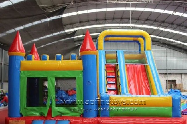 bouncer with slide