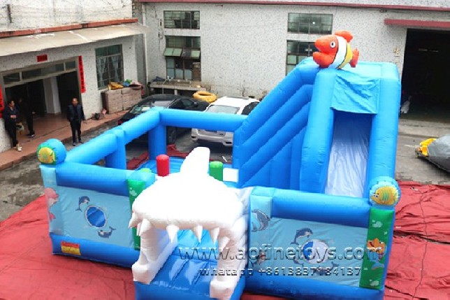 Ocean fish bouncer playground