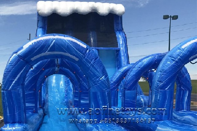 Dual Lane Water Slide Afs211