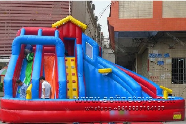 small water slide with pool Afs214