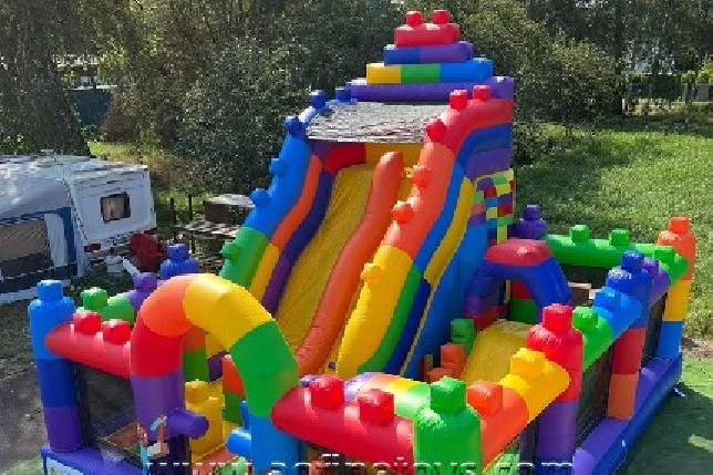 building block slide playground Afl08