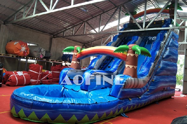 Palm Tree Water Slide Afs70