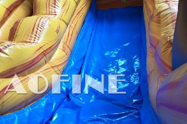 Marble Yellow Water Slide Afs72