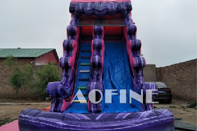Purple Wave Water Slide Afs74