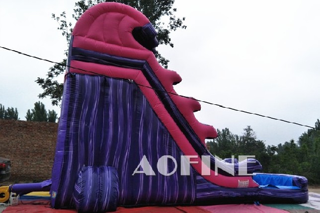 Purple Wave Water Slide Afs74
