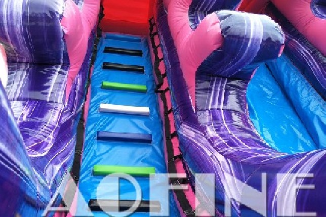 Purple Wave Water Slide Afs74